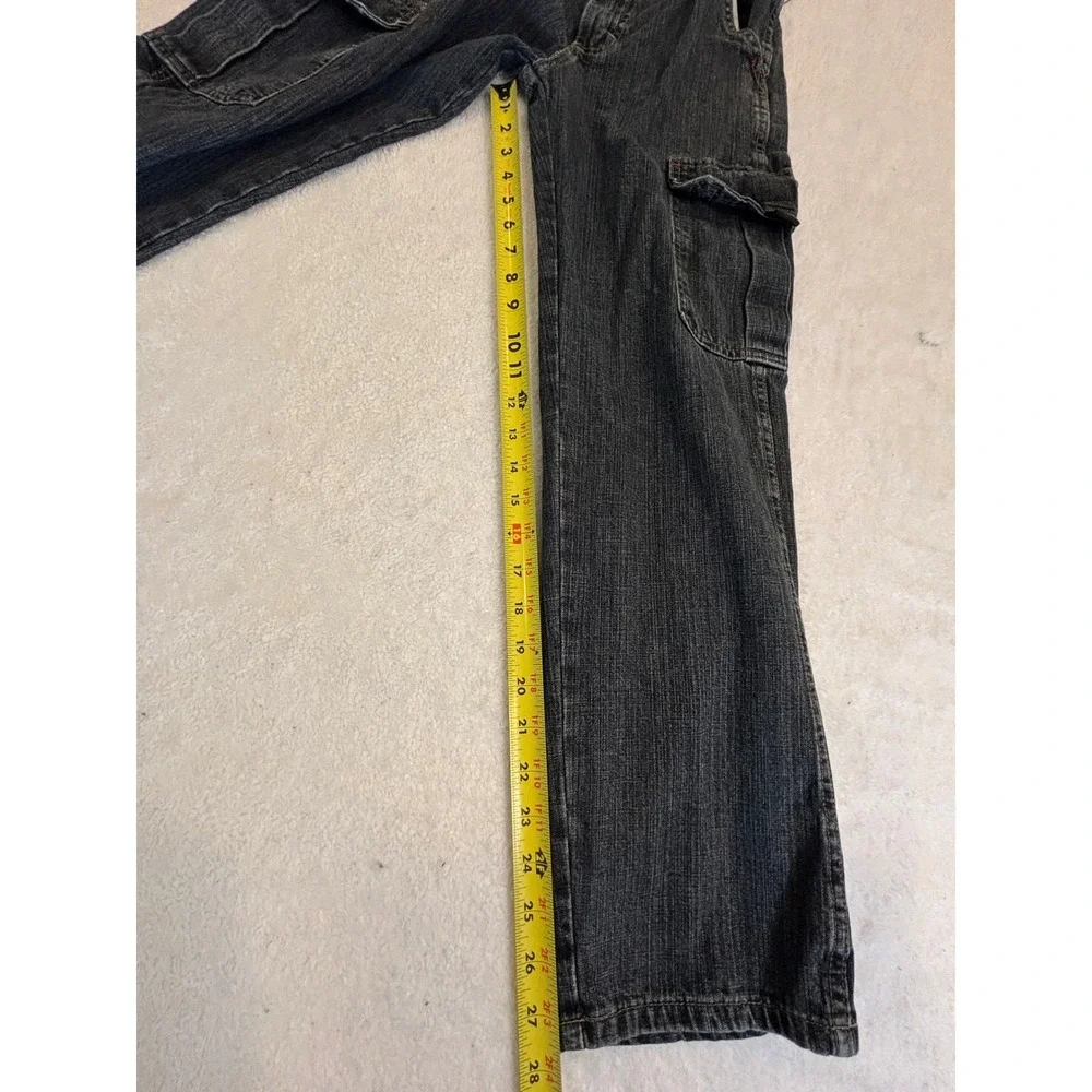 Wrangler Boys Slim Fit Cargo Denim Jeans Dark Wash Blue Size 14 Slim 9CDBWEX‎